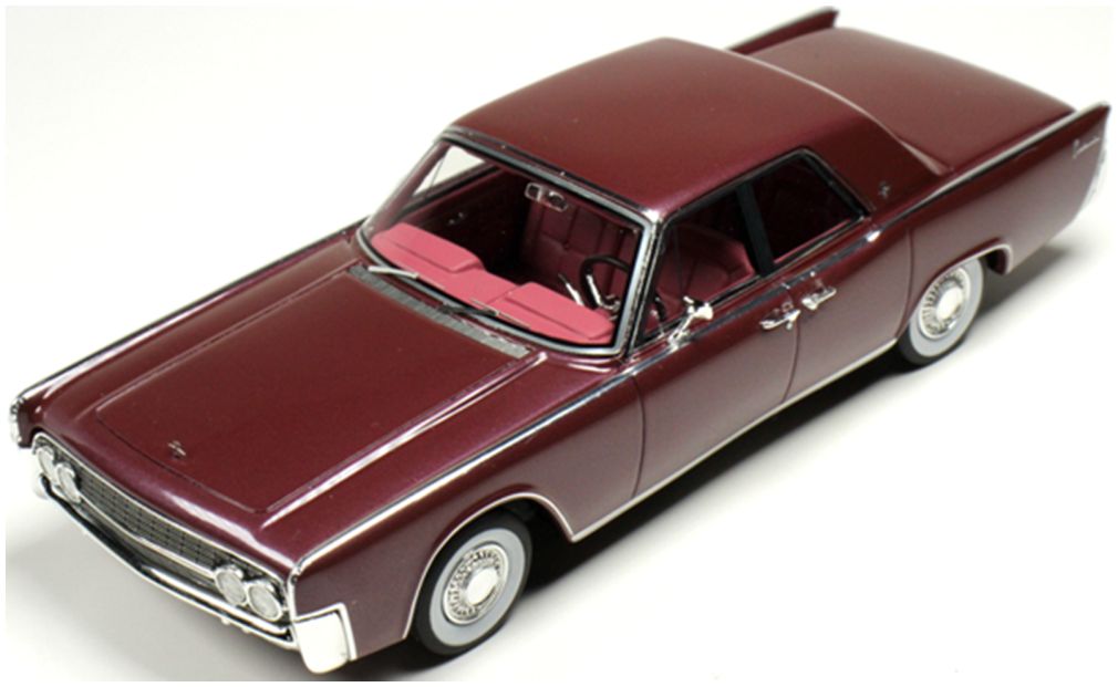 Lincoln Continental Royal Red 1962 1:43 Goldvarg Model