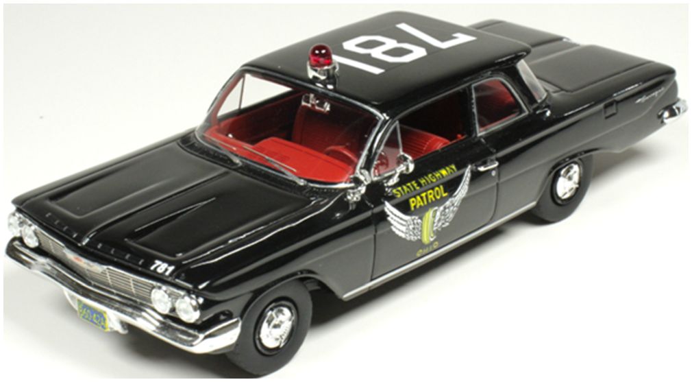 Chevrolet Biscayne Ohio State Highway Patrol 1961 1:43 Goldvarg Model