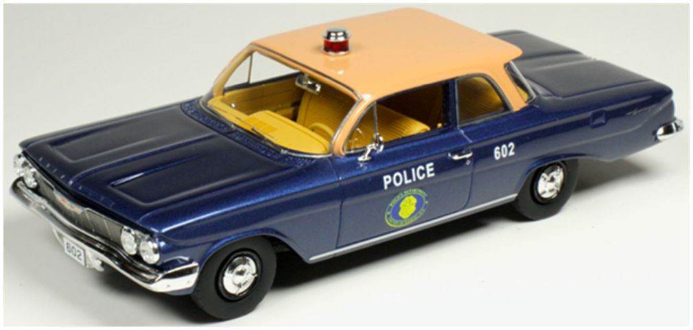 Chevrolet Biscayne Nassau County Police 1961 1:43 Goldvarg Model