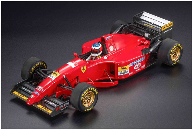 Available To Order – Ferrari 412 T2 Michael Schumacher Estoril Test 22-23 November 1995 w/Driver 1:18 (GPR 048DWD)