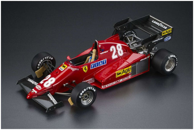 Available To Order – Ferrari 126C3 #28 Rene Arnoux Fastest Lap Winner German GP 1983 1:18 (GPR 096B)