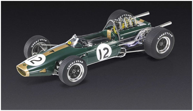 Available To Order – Brabham BT19 #12 Jack Brabham GP France Winner 1966 1:18 (GPR 116B)