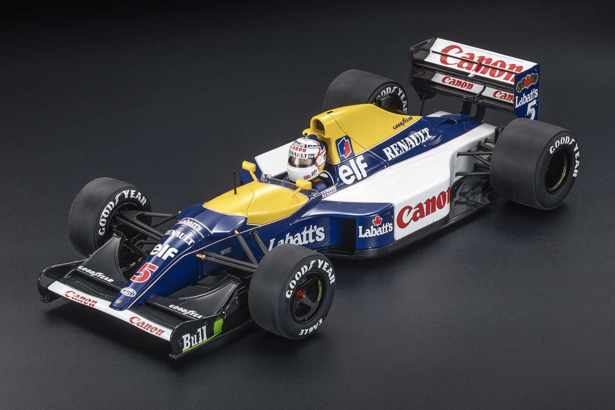 Williams FW14/B #5 Nigel Mansell Pole Fastest Lap/Winner British GP '92 w/Driver 1:12 GP Replicas Model