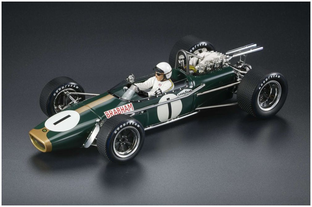 Available To Order – Brabham BT24 #1 J.Brabham 2nd Mexico GP 1967 w/Figurine 1:18 (GPR 122AWD)