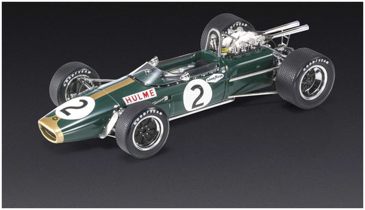 Available To Order – Brabham BT24 #2 Denny Hulme 3rd Mexico GP 1967 1:18 (GPR 122B)