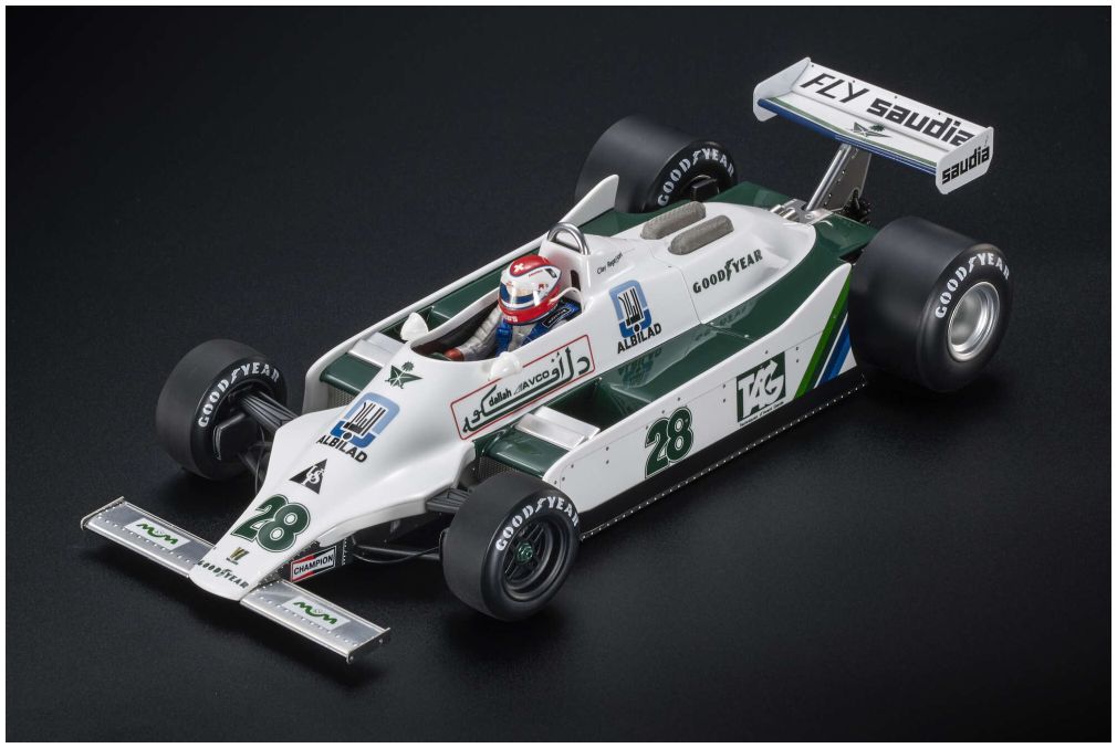 Available to Order – Williams FW07 1979 #28 Clay Regazzoni Winner British GP 1979 w/Driver 1:18 (GPR 151BWD)