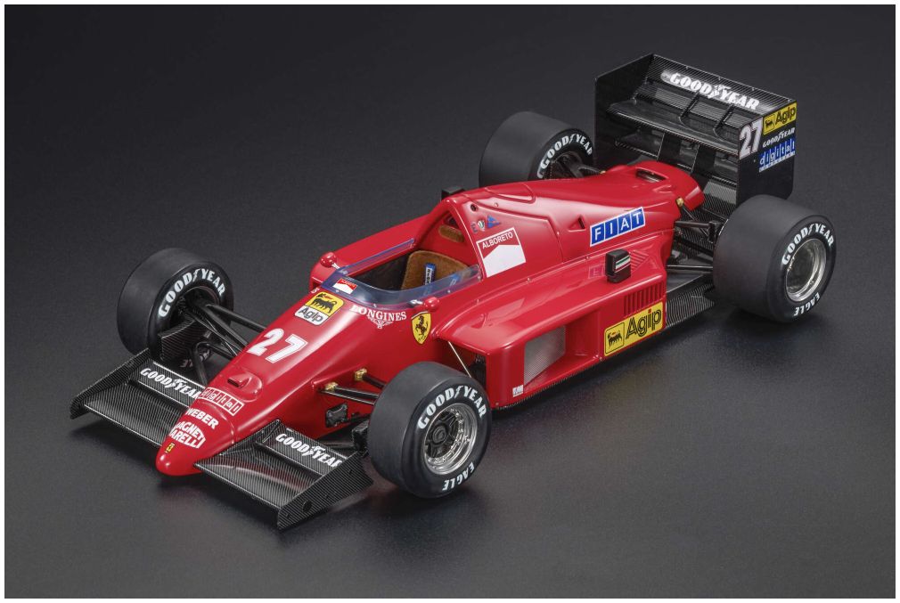 Available To Order – Ferrari F1-86B 1986 #27 Michele Alboreto 2nd Austrian GP 1986 1:18 (GPR 169A)