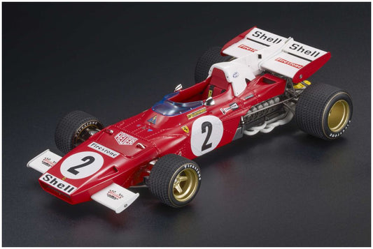 Available To Order – Ferrari 312 B2 1971 #2 Jacky Ickx Pole Fastest Lap/Winner Dutch GP Zandvoort 1:18 (GPR 179A)