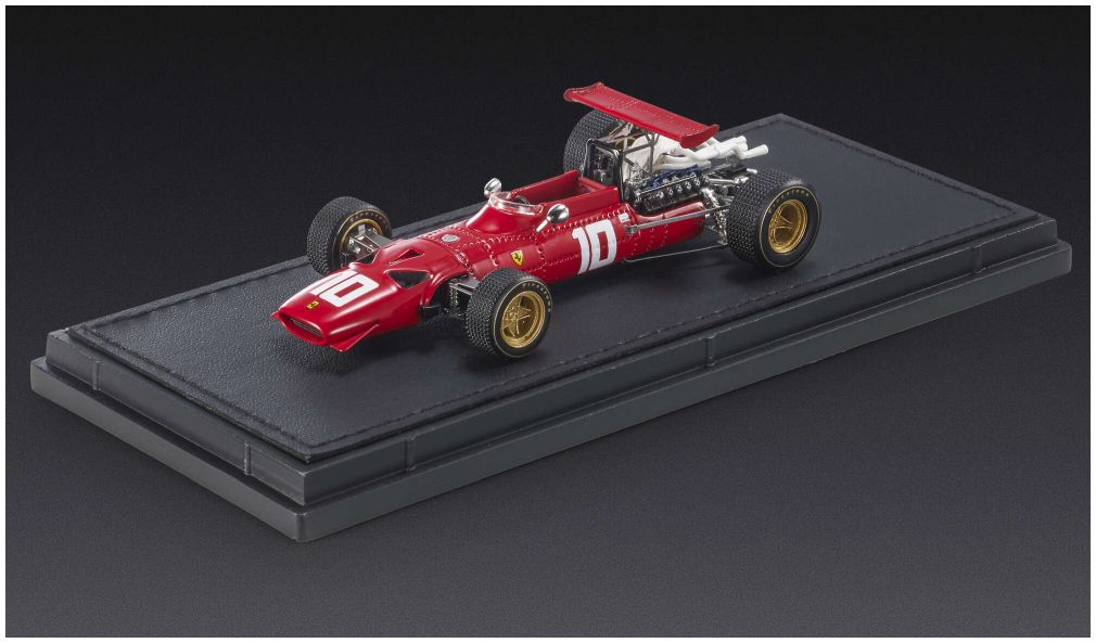 Available To Order – Ferrari 312 1968 #10 Jackie Ickx 4th Holland GP 1968 1:43 GP Replicas Model (GPR 4332C)