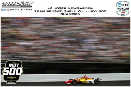 Available to Order – NTT Indycar Series 2023 #2 J.Newgarden Penske Shell Oil 2023 Indy 500 Champion 1:18 (GRE 11221)
