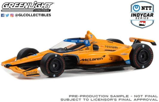 Available to Order – NTT Indycar Series 2023 #7 A.Rossi/Arrow McLaren 60th Anniversary Triple Crown Indy 1:64 (GRE 11584)