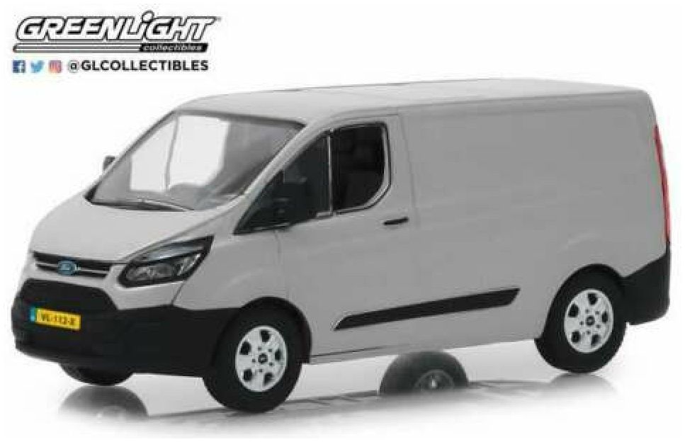 Available to Order – Ford Transit Custom 2015 - Moondust Silver 1:43 GreenLight Model (GRE 51096)