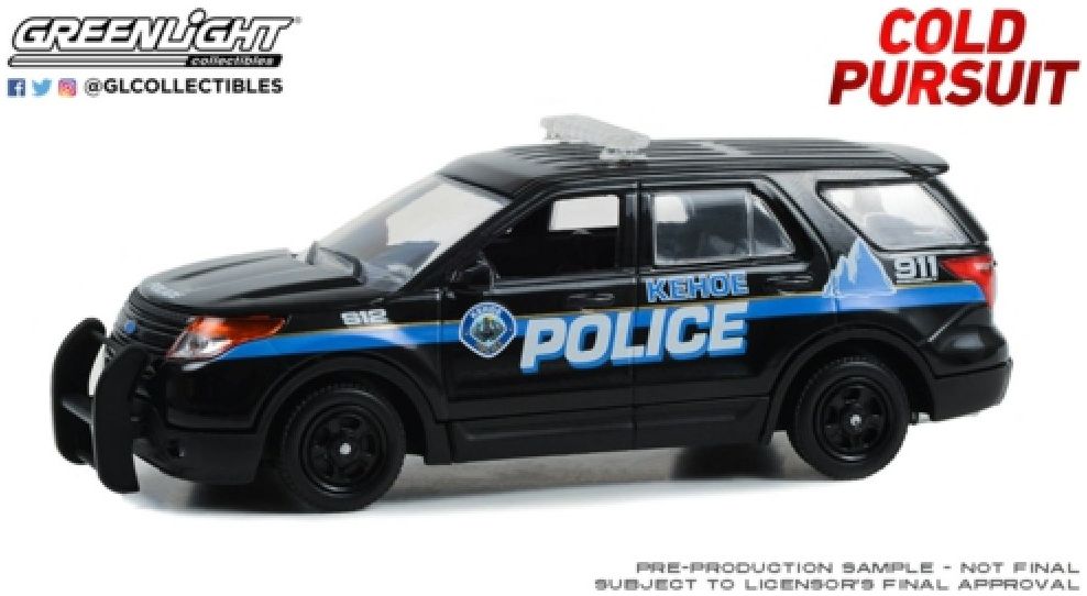 Ford Police Interceptor Utility 2013 Kehoe Police Dept Colorado Cold Pursuit 1:43 GreenLight Model