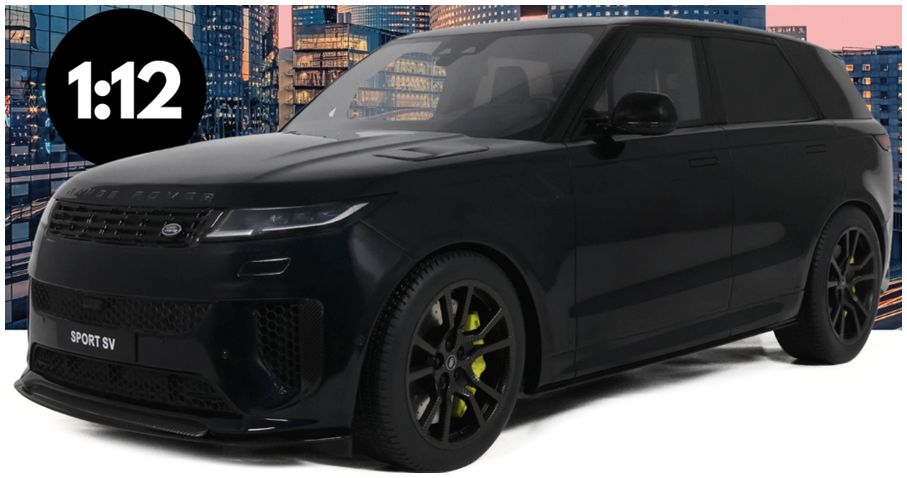 Available to Order – Range Rover Sport SV Edition Two Black 2024 1:12 (GTS 555)
