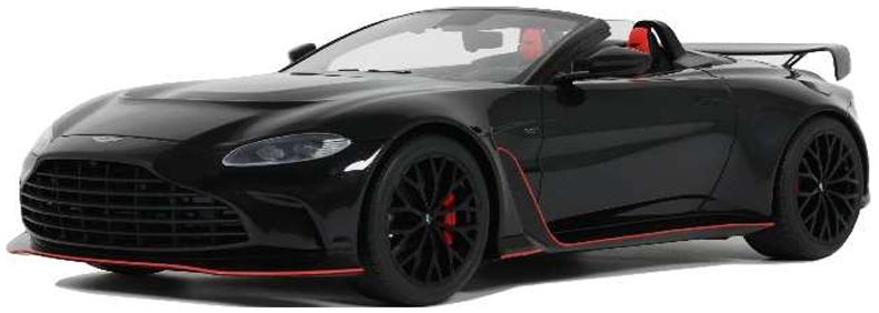 Available To Order – Aston Martin V12 Vantage Roadster Onyx Black 2023 1:18 GT Spirit Model (GTS 923)