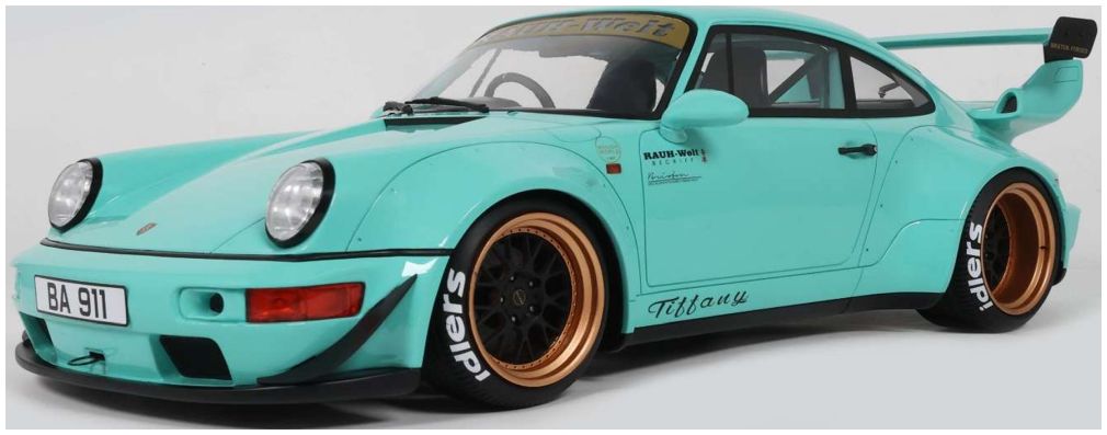 RWB Tiffany 2020 Light Blue 1:12 GT Spirit Model