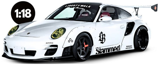 Available To Order – LB-Works Turbo White 2024 1:18 GT Spirit Model (GTS 958)