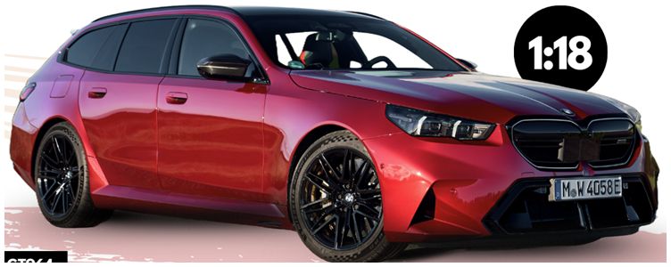 BMW M5 Touring Red 2025 1:18 GT Spirit Model