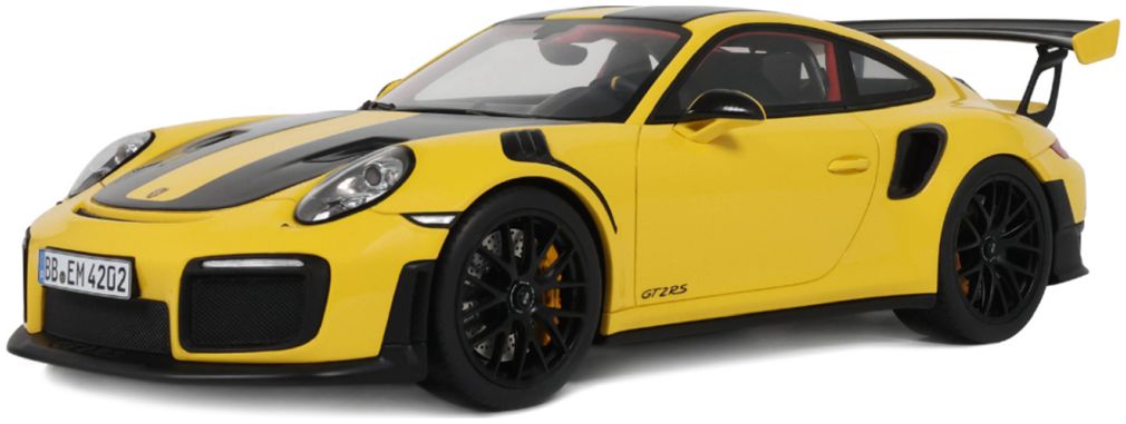 Available To Order – Porsche 911 [992.1] GTS2 RS Nurburgring Lap Record Yellow 2017 1:18 GT Spirit Model (GTS 972)