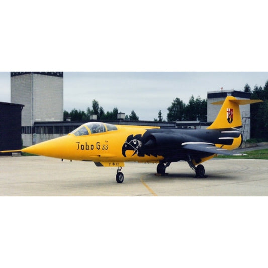 THIS ITEM IS AVAILABLE TO ORDER FROM OUR SUPPLIER - 1:72 HOBBY MASTER HA1071 F-104G STARFIGHTER JABOG 33 FAREWELL 22 67, JABOG 33 LUFTWAFFE, 1985