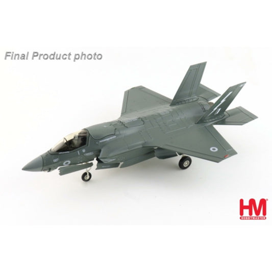 Available to Order – F-35B Operation Highmast - ZM-161, UK Lightning Force, 8th Aug, 2025 - Landing of Js Kaga - First Landing of UK Warplane on a Japanese Carrier - (with Extra 2 X Meteor Inside Weapon Bay) 1:72 Hobby Master Model (HA4624)