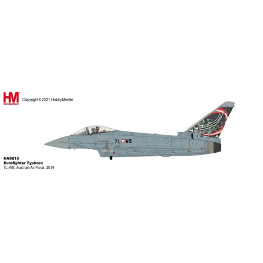 THIS ITEM IS AVAILABLE TO ORDER FROM OUR SUPPLIER - 1:72 HOBBY MASTER HA6610 EUROFIGHTER TYPHOON 7L-WB, AUSTRIAN AIR FORCE, 2019