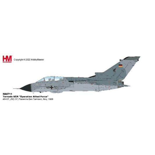 THIS ITEM IS AVAILABLE TO ORDER FROM OUR SUPPLIER - 1:72 HOBBY MASTER HA6711 TORNADO ECR OPERATION ALLIED FORCE 46 52, JBG 32, PIACENZA-SAN DAMIANO, ITALY, 1999