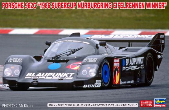 Available to Order – Porsche 962C 1986 Supercup N-rburgring Eifelrennen Winner 1:24 (HAS 20644)