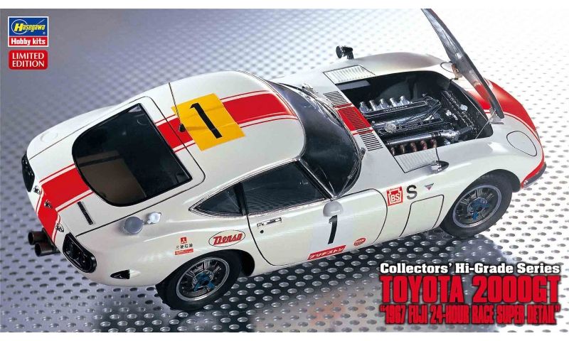 Toyota 2000GT 1967 Fuji 24 Hour Super Detail 1:24 Hasegawa Model