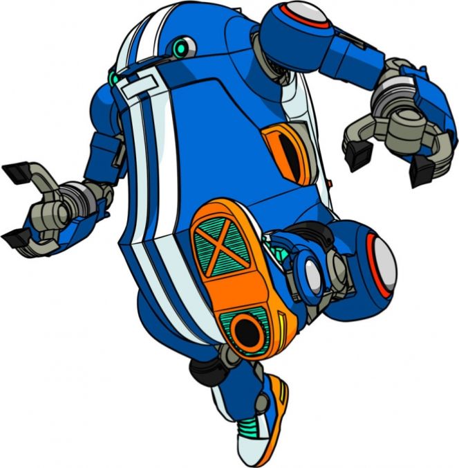 20 MechatroWeGo #05 Sports Blue 1:20 Hasegawa Model