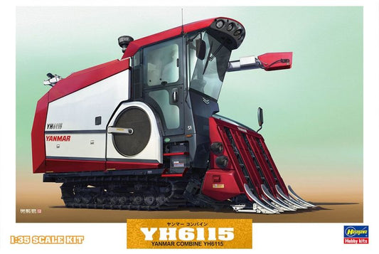 Yanmar Combine YH6115 Model Kit 1:35 Hasegawa Model