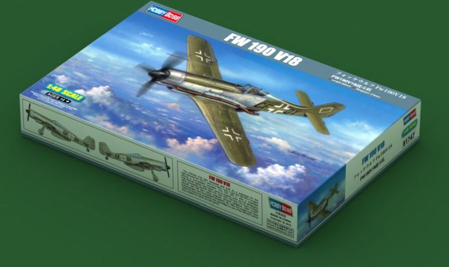 Available To Order – FW 190 V18 1:48 Hobby Boss Model (HBB 81747)