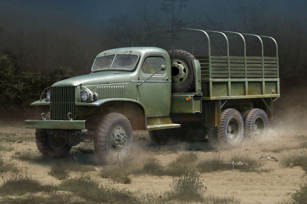 Available To Order – US GMC CCKW 352 Steel Cargo Truck 1:35 Hobby Boss Model (HBB 83831)
