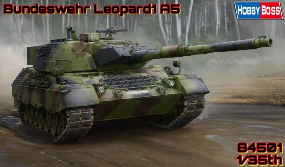 Available To Order – Leopard 1a5 Main Battle Tank 1:35 Hobby Boss Model (HBB 84501)