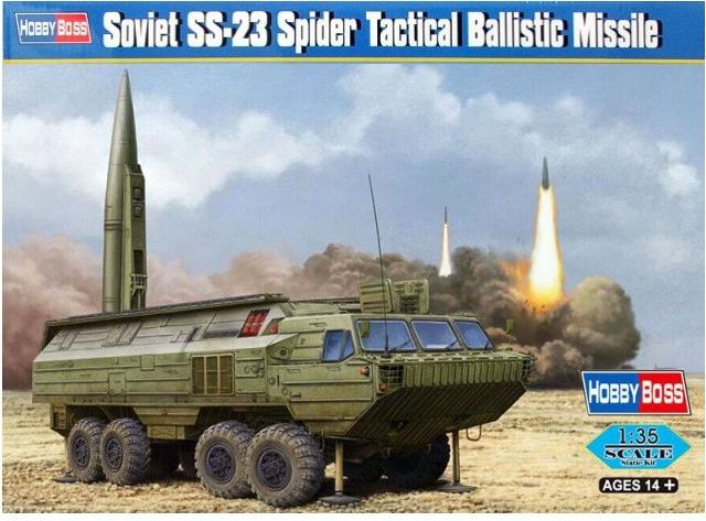 Available To Order – Soviet SS-23 Spider Tactical Ballistic Mis 1:35 Hobby Boss Model (HBB 85505)
