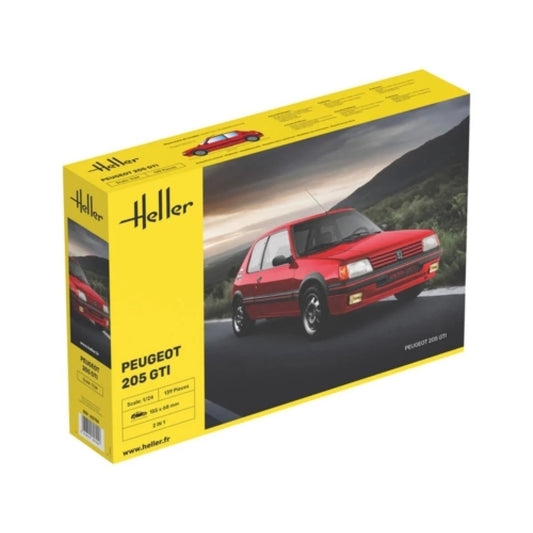 Available to Order – Peugeot 205 GTi (Plastic Kit) 1:24 Heller Model (HEL82705)