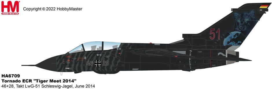 Tornado ECR 'Tiger Meet 2014' 46+28 Takt LwG-51 Schleswig-Jagel June 2014 1:72 – diecast model