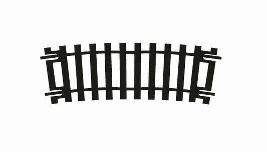 Available To Order – Half Curve - 2nd Radius 1:76 / H0 / 00 (HOR R643)
