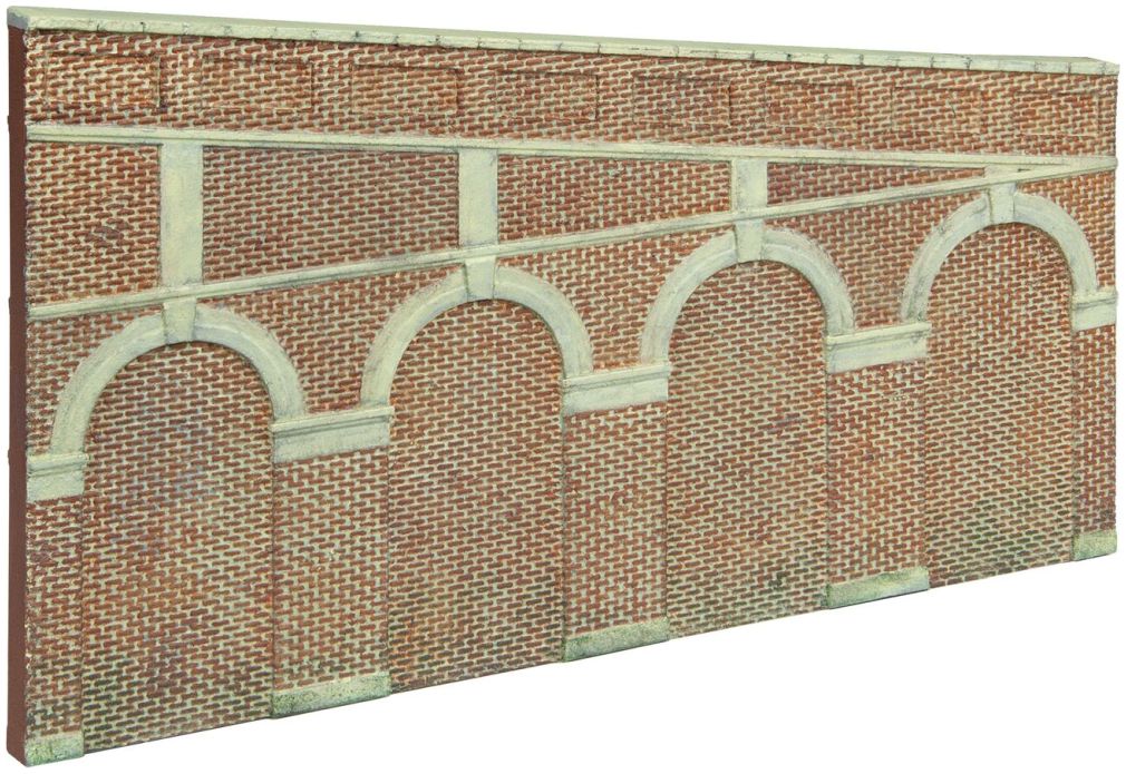 Available To Order – High Stepped Arched Retaining Walls x 2 (R 1:76 (HOR R7374)