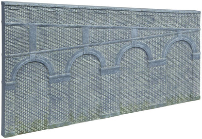 Available To Order – High Stepped Arched Retaining Walls x 2 (E 1:76 (HOR R7375)
