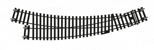 Available To Order – Right Hand Curved Point 1:76 / H0 / 00 (HOR R8075)