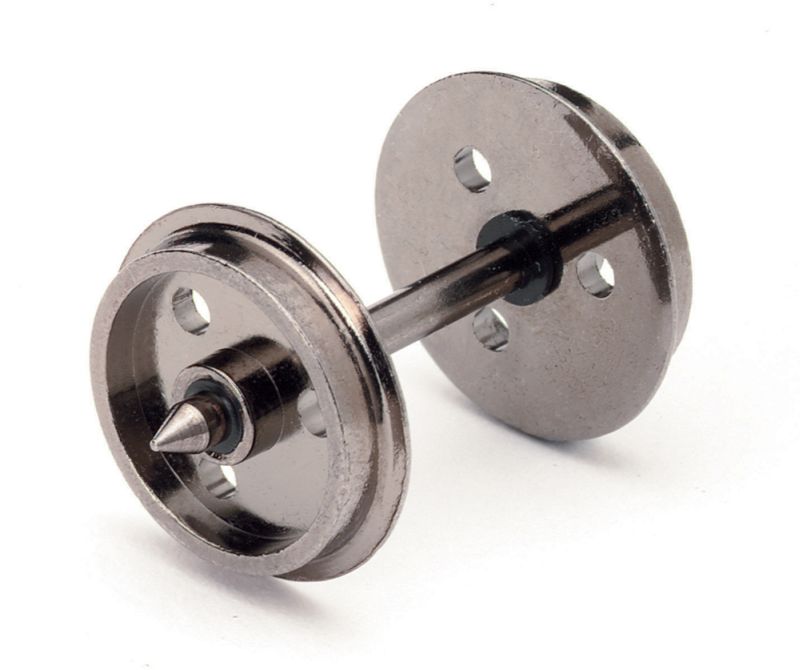 Available To Order – 12.6mm Disc Wheels - 3 hole  (Pack 10) 1:76 / H0 / 00 Hornby Model (HOR R8097)