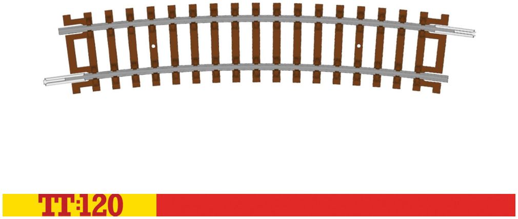 Half Curve - 4th Radius 1:120 – diecast model