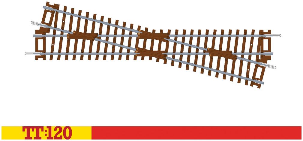 Diamond Crossing Left Hand 1:120 – diecast model