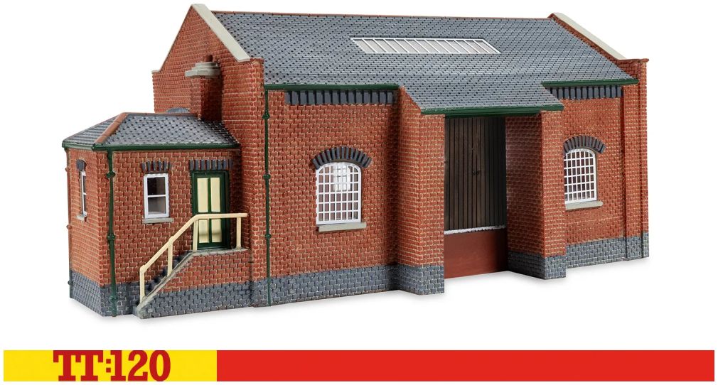 Goods Shed - Red Brick Collection 1:120 Hornby Model