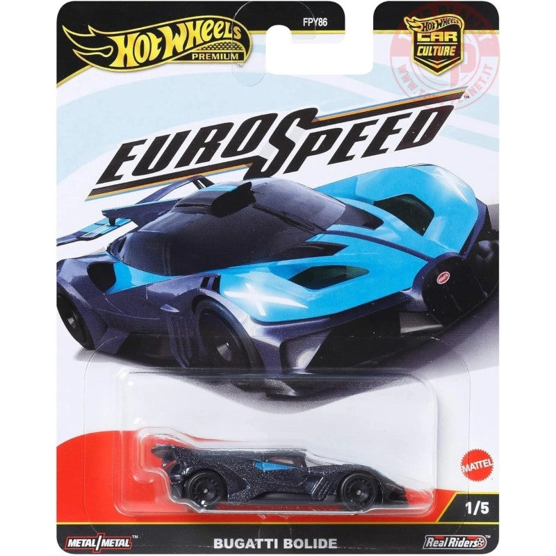 Euro Speed 1/5 Bugatti Bolidie 1:64 Hot Wheels Model Car (JBK79)