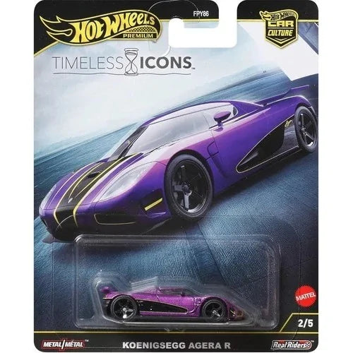 1:64 Hot Wheels Timeless Icons 2/5 Koenigsegg Agera R JBK93