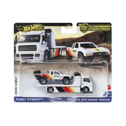 1:64 HOTWHEELS Team Transport Fleet Street Toyota Off-Road Truck #71 HRV39