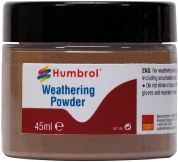 Dark Rust Weathering Powder (45ml) 45ML Humbrol Model