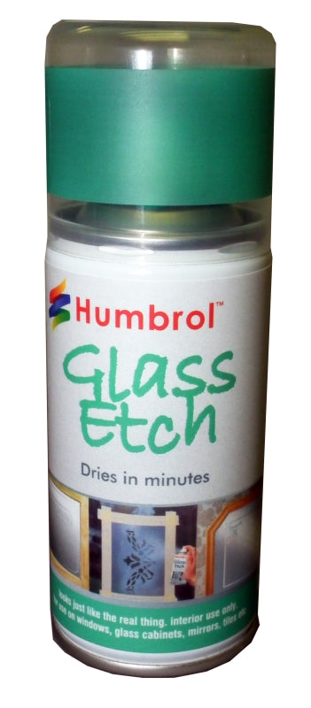 Glass Etch Effect Spray - Green 150ML Humbrol Model